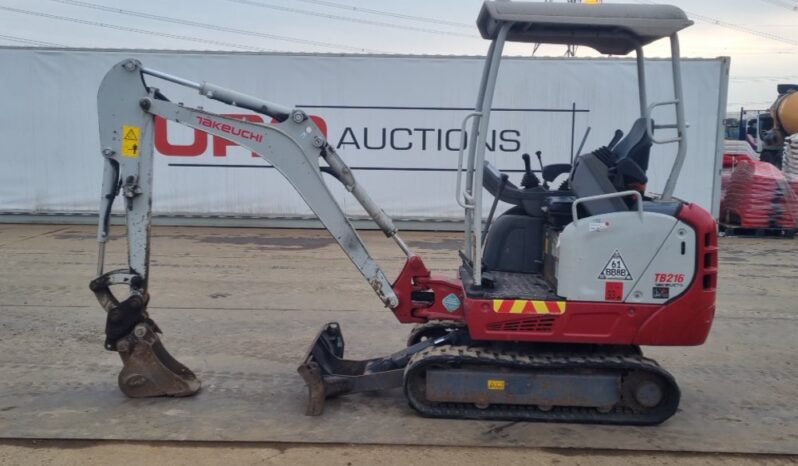 2021 Takeuchi TB216 Mini Excavators For Auction: Leeds – 5th, 6th, 7th & 8th March 2025 @ 8:00am full