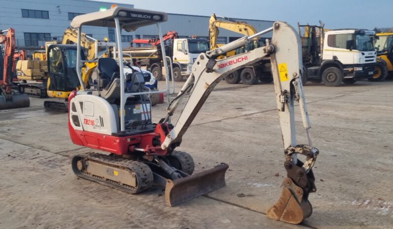 2021 Takeuchi TB216 Mini Excavators For Auction: Leeds – 5th, 6th, 7th & 8th March 2025 @ 8:00am full