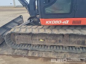 2018 Kubota KX080-4A 6 Ton+ Excavators For Auction: Leeds – 5th, 6th, 7th & 8th March 2025 @ 8:00am full