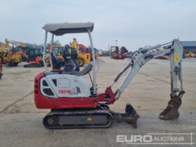 2021 Takeuchi TB216 Mini Excavators For Auction: Leeds – 5th, 6th, 7th & 8th March 2025 @ 8:00am full