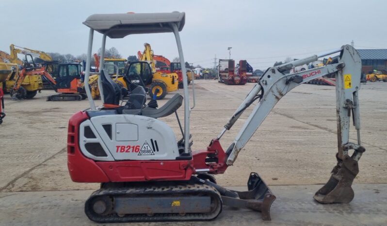 2021 Takeuchi TB216 Mini Excavators For Auction: Leeds – 5th, 6th, 7th & 8th March 2025 @ 8:00am full