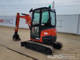 2015 Kubota U27-4 Mini Excavators For Auction: Leeds – 5th, 6th, 7th & 8th March 2025 @ 8:00am full