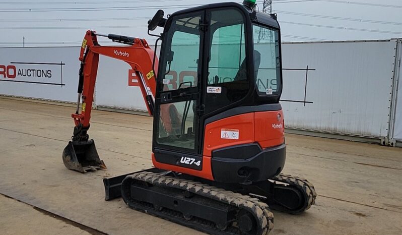 2015 Kubota U27-4 Mini Excavators For Auction: Leeds – 5th, 6th, 7th & 8th March 2025 @ 8:00am full