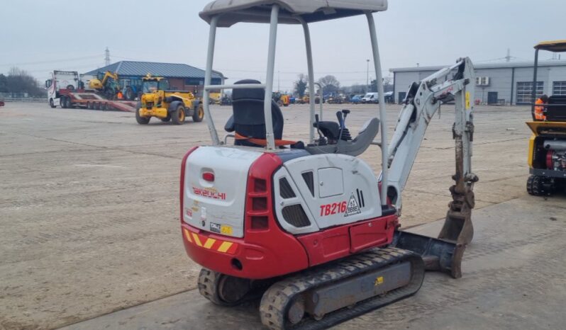 2021 Takeuchi TB216 Mini Excavators For Auction: Leeds – 5th, 6th, 7th & 8th March 2025 @ 8:00am full