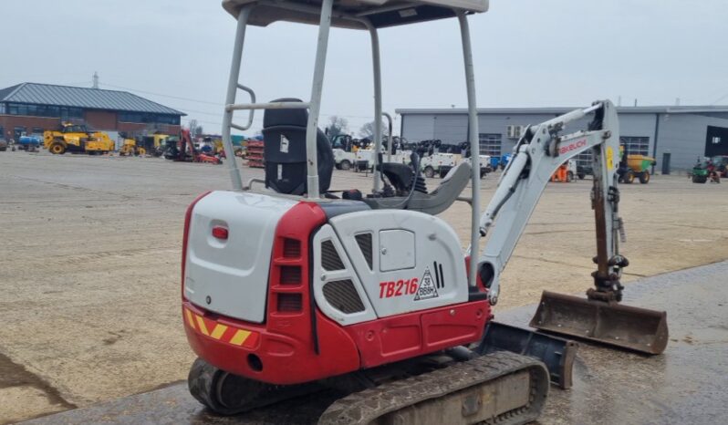 2021 Takeuchi TB216 Mini Excavators For Auction: Leeds – 5th, 6th, 7th & 8th March 2025 @ 8:00am full