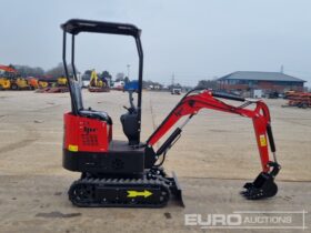 Unused 2024 JPC HT12 Micro Excavators For Auction: Leeds – 5th, 6th, 7th & 8th March 2025 @ 8:00am full