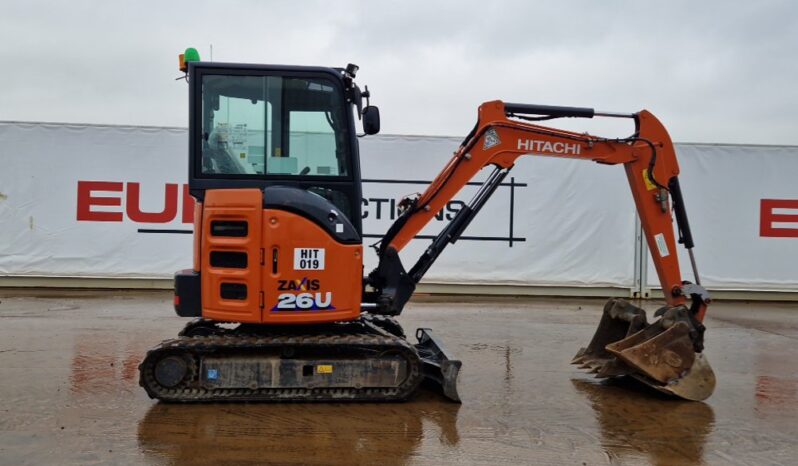 2022 Hitachi ZX26U-6 CLR Mini Excavators For Auction: Dromore – 21st & 22nd February 2025 @ 9:00am For Auction on 2025-02-22 full