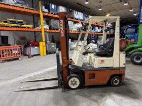 Nissan 15 2W330 Twin Mast Counter Balance Forklift Truck For Auction on 2025-02-26 full