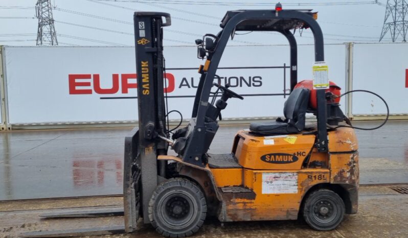 Samuk R18D Forklifts For Auction: Leeds – 5th, 6th, 7th & 8th March 2025 @ 8:00am full