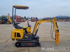 Unused 2024 Shandong HKW-12 Micro Excavators For Auction: Leeds – 5th, 6th, 7th & 8th March 2025 @ 8:00am full