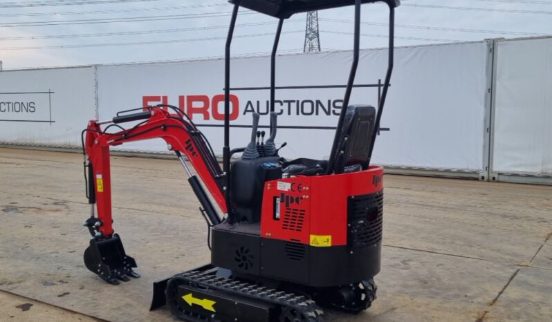 Unused 2024 JPC HT12 Micro Excavators For Auction: Leeds – 5th, 6th, 7th & 8th March 2025 @ 8:00am full