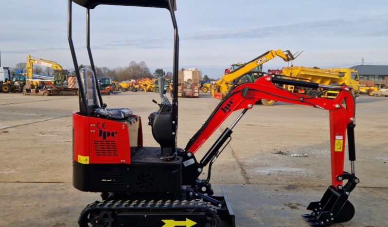 Unused 2024 JPC HT12 Micro Excavators For Auction: Leeds – 5th, 6th, 7th & 8th March 2025 @ 8:00am full