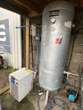 Atlas Copco GA11VSD Compressor, Receiver Tank and MTA Deit 018 Drier 3 Phase For Auction on 2025-03-21 For Auction on 2025-03-21 full