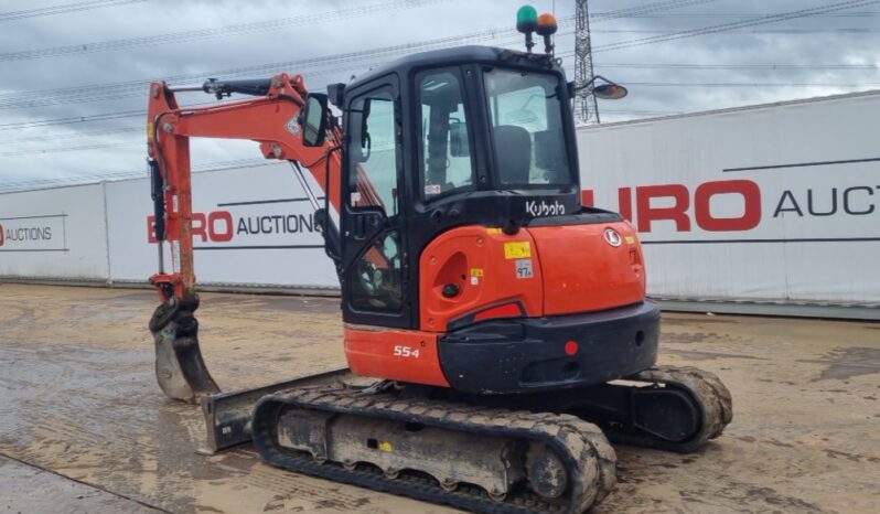 2019 Kubota U55-4 Mini Excavators For Auction: Leeds – 5th, 6th, 7th & 8th March 2025 @ 8:00am full