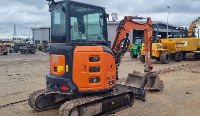 2018 Hitachi ZX33U-5A CLR Mini Excavators For Auction: Leeds – 5th, 6th, 7th & 8th March 2025 @ 8:00am full