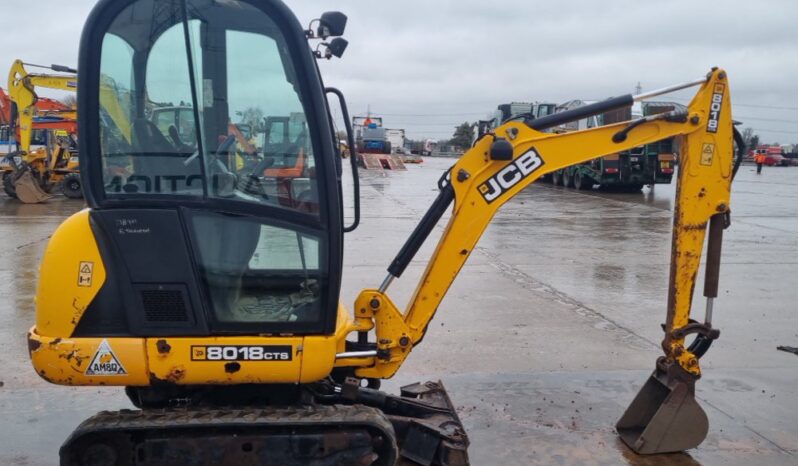 2015 JCB 8018 Mini Excavators For Auction: Leeds – 5th, 6th, 7th & 8th March 2025 @ 8:00am full