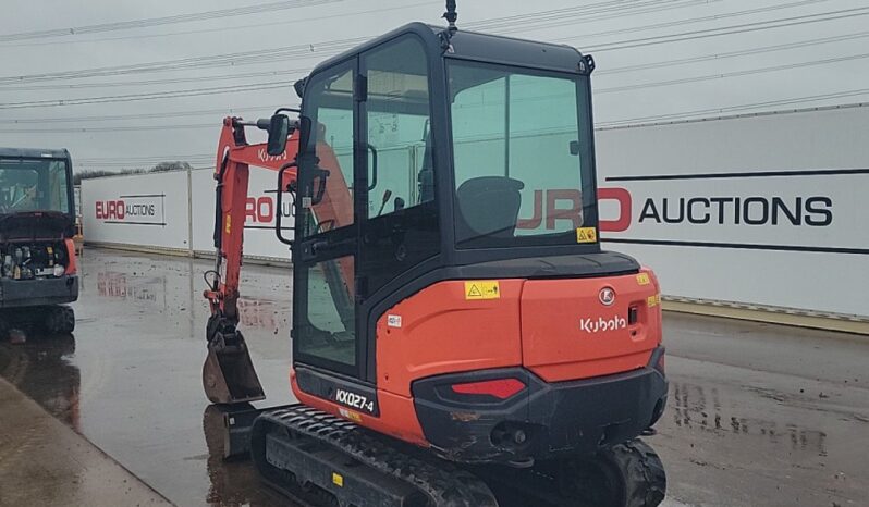 2020 Kubota KX027-4 Mini Excavators For Auction: Leeds – 5th, 6th, 7th & 8th March 2025 @ 8:00am full