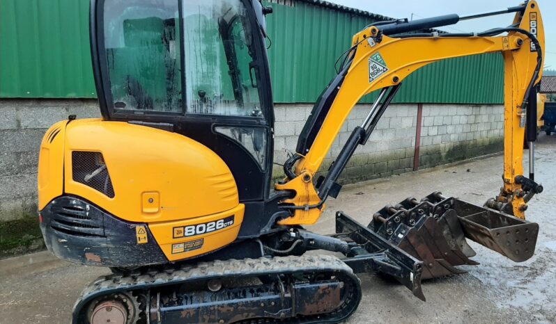 3T Excavator JCB 8026 2022 full