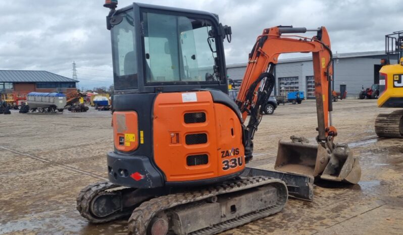 2017 Hitachi ZX33U-5A CLR Mini Excavators For Auction: Leeds – 5th, 6th, 7th & 8th March 2025 @ 8:00am full