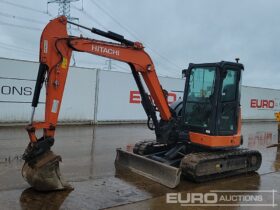 2018 Hitachi ZX55U-5A Mini Excavators For Auction: Leeds – 5th, 6th, 7th & 8th March 2025 @ 8:00am