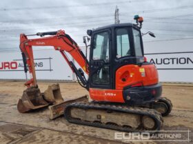 2017 Kubota U55-4 Mini Excavators For Auction: Leeds – 5th, 6th, 7th & 8th March 2025 @ 8:00am full