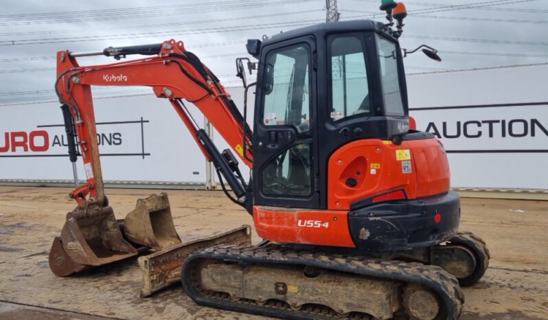 2017 Kubota U55-4 Mini Excavators For Auction: Leeds – 5th, 6th, 7th & 8th March 2025 @ 8:00am full