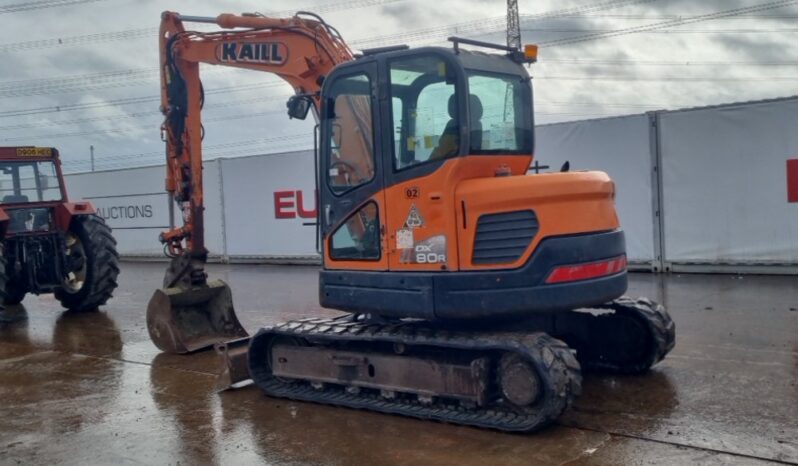 2012 Doosan DX80 6 Ton+ Excavators For Auction: Leeds – 5th, 6th, 7th & 8th March 2025 @ 8:00am full