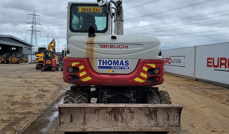 2018 Takeuchi TB295W Wheeled Excavators For Auction: Leeds – 5th, 6th, 7th & 8th March 2025 @ 8:00am full