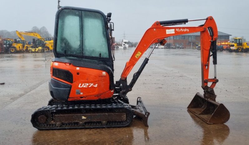 2015 Kubota U27-4 Mini Excavators For Auction: Leeds – 5th, 6th, 7th & 8th March 2025 @ 8:00am full