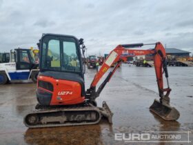 2016 Kubota U27-4 Mini Excavators For Auction: Leeds – 5th, 6th, 7th & 8th March 2025 @ 8:00am full