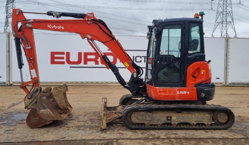 2017 Kubota U55-4 Mini Excavators For Auction: Leeds – 5th, 6th, 7th & 8th March 2025 @ 8:00am full