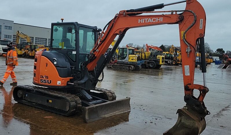 2018 Hitachi ZX55U-5A Mini Excavators For Auction: Leeds – 5th, 6th, 7th & 8th March 2025 @ 8:00am full