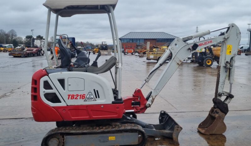 2021 Takeuchi TB216 Mini Excavators For Auction: Leeds – 5th, 6th, 7th & 8th March 2025 @ 8:00am full