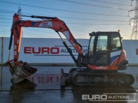 2017 Kubota KX080-4A 6 Ton+ Excavators For Auction: Leeds – 5th, 6th, 7th & 8th March 2025 @ 8:00am full