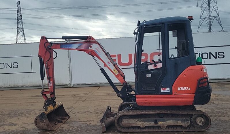 2015 Kubota KX61-3 Mini Excavators For Auction: Leeds – 5th, 6th, 7th & 8th March 2025 @ 8:00am full