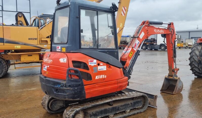 2014 Kubota KX61-3 Mini Excavators For Auction: Leeds – 5th, 6th, 7th & 8th March 2025 @ 8:00am full