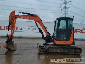 2018 Hitachi ZX55U-5A Mini Excavators For Auction: Leeds – 5th, 6th, 7th & 8th March 2025 @ 8:00am full