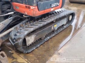 2016 Kubota U27-4 Mini Excavators For Auction: Leeds – 5th, 6th, 7th & 8th March 2025 @ 8:00am full