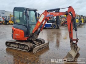 2016 Kubota U27-4 Mini Excavators For Auction: Leeds – 5th, 6th, 7th & 8th March 2025 @ 8:00am full