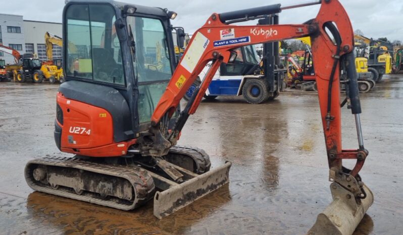 2016 Kubota U27-4 Mini Excavators For Auction: Leeds – 5th, 6th, 7th & 8th March 2025 @ 8:00am full