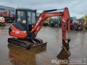 2015 Kubota KX61-3 Mini Excavators For Auction: Leeds – 5th, 6th, 7th & 8th March 2025 @ 8:00am full