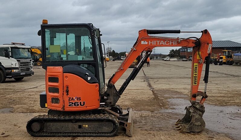 2017 Hitachi ZX26U-5A CR Mini Excavators For Auction: Leeds – 5th, 6th, 7th & 8th March 2025 @ 8:00am full