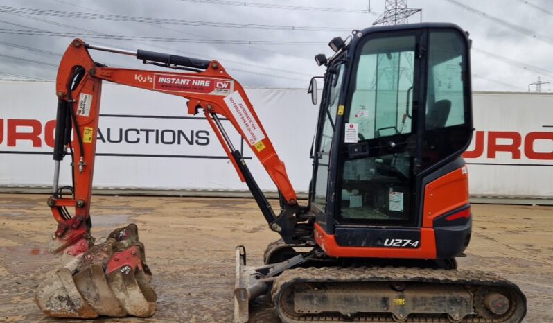 2021 Kubota U27-4 Mini Excavators For Auction: Leeds – 5th, 6th, 7th & 8th March 2025 @ 8:00am full