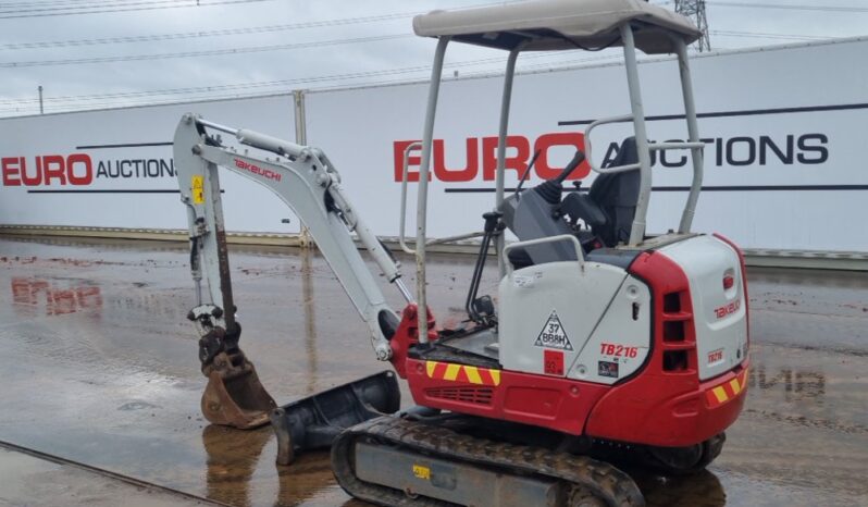 2021 Takeuchi TB216 Mini Excavators For Auction: Leeds – 5th, 6th, 7th & 8th March 2025 @ 8:00am full