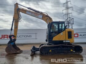 2023 Sany SY155U 10 Ton+ Excavators For Auction: Leeds – 5th, 6th, 7th & 8th March 2025 @ 8:00am full