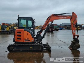 2018 Hitachi ZX55U-5A Mini Excavators For Auction: Leeds – 5th, 6th, 7th & 8th March 2025 @ 8:00am full