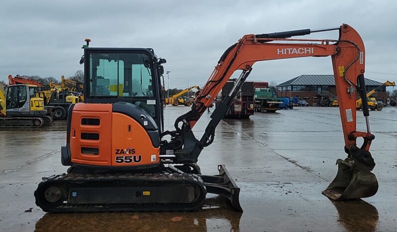 2018 Hitachi ZX55U-5A Mini Excavators For Auction: Leeds – 5th, 6th, 7th & 8th March 2025 @ 8:00am full