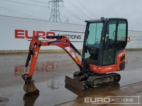 2017 Kubota KX016-4 Mini Excavators For Auction: Leeds – 5th, 6th, 7th & 8th March 2025 @ 8:00am