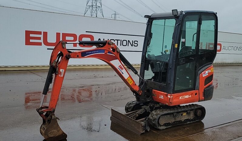 2017 Kubota KX016-4 Mini Excavators For Auction: Leeds – 5th, 6th, 7th & 8th March 2025 @ 8:00am