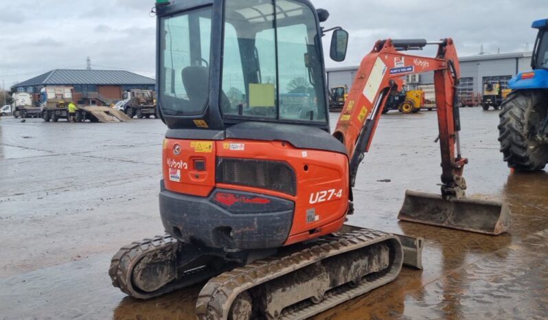 2016 Kubota U27-4 Mini Excavators For Auction: Leeds – 5th, 6th, 7th & 8th March 2025 @ 8:00am full